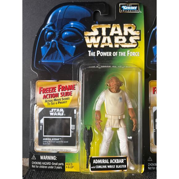 Star Wars - Power of the Force (POTF): LOT of 5 boxed-figures with freeze frame. - Picture 3 of 16